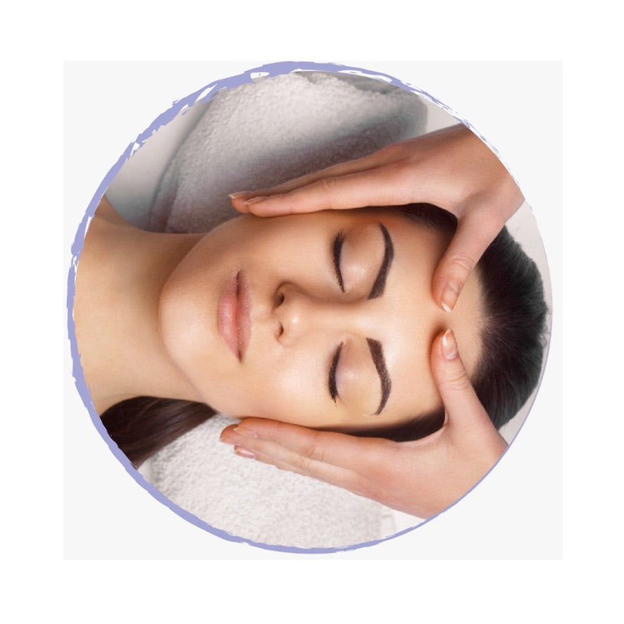 60 minutos de Masaje de relajación Facial y Craneal